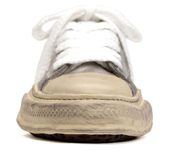 Maison MIHARA YASUHIRO Peterson OG Sole Distressed Canvas Low 'White' A10FW717-WHITE - 3