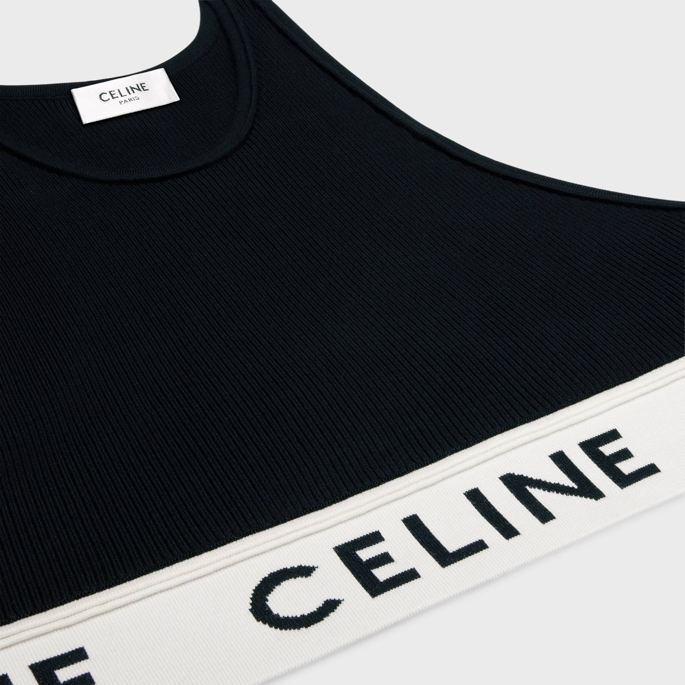 CELINE SPORTS BRA IN ATHLETIC KNIT - 3
