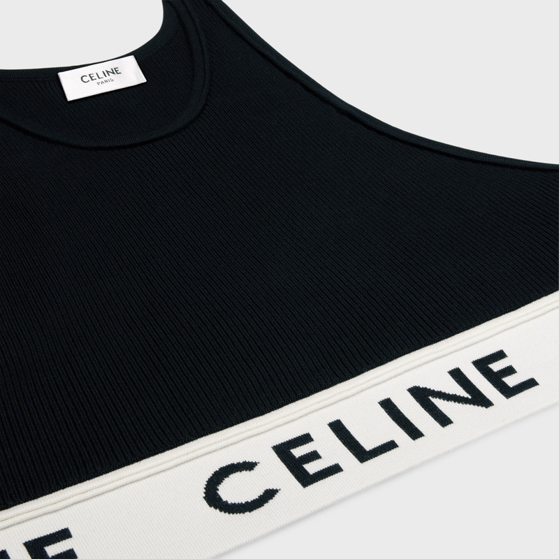 CELINE SPORTS BRA IN ATHLETIC KNIT 3