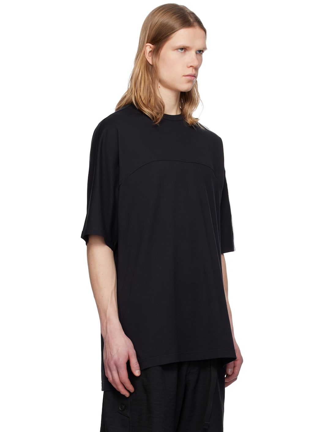 Black M 3-Stripes Short Sleeve T-shirt - 2