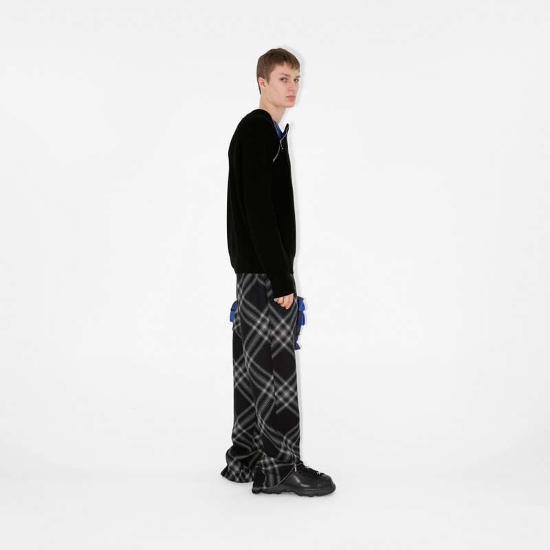 Rib Knit Wool Sweater 3