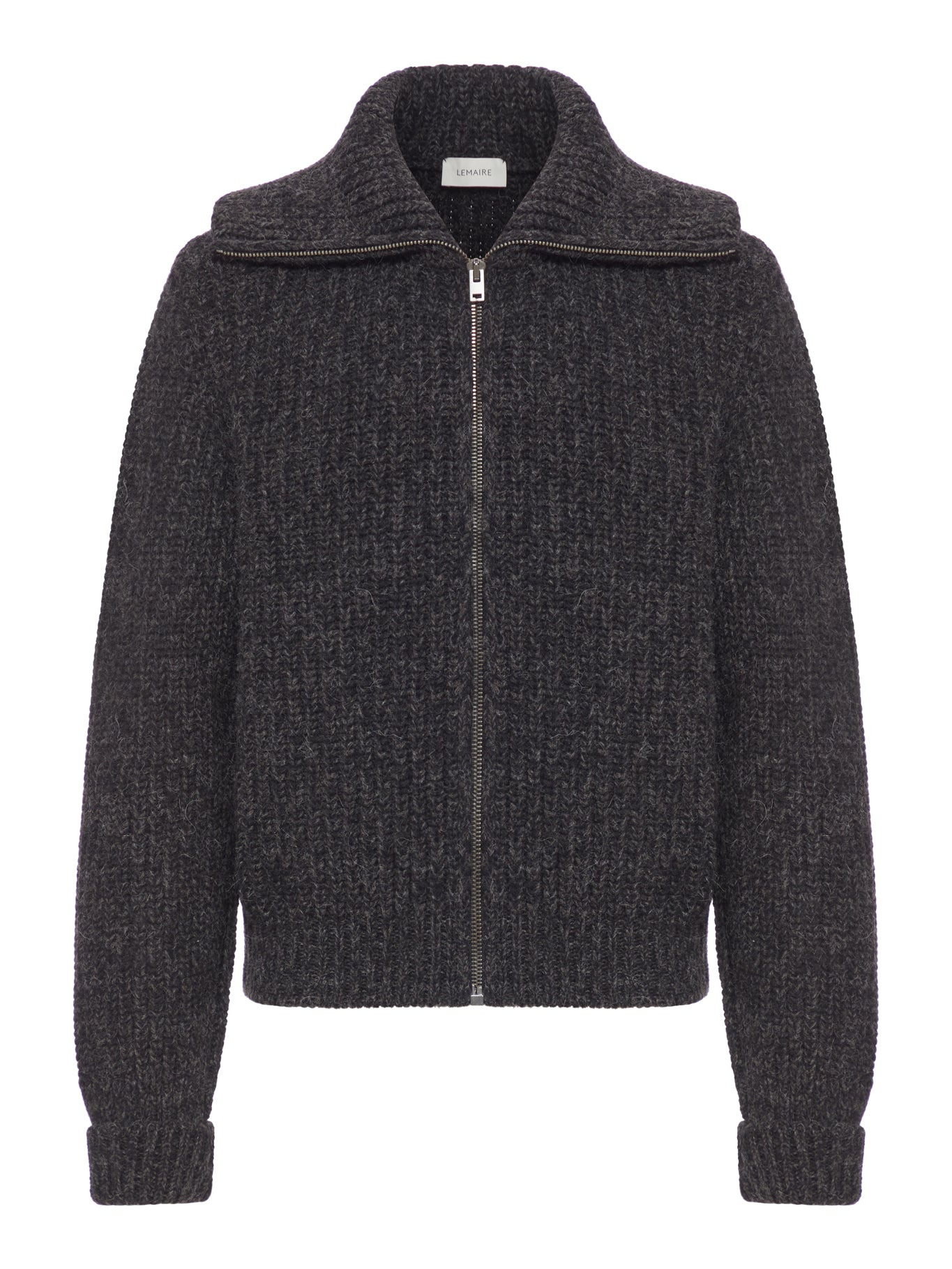 ALPACA ZIP-UP CARDIGAN - 2