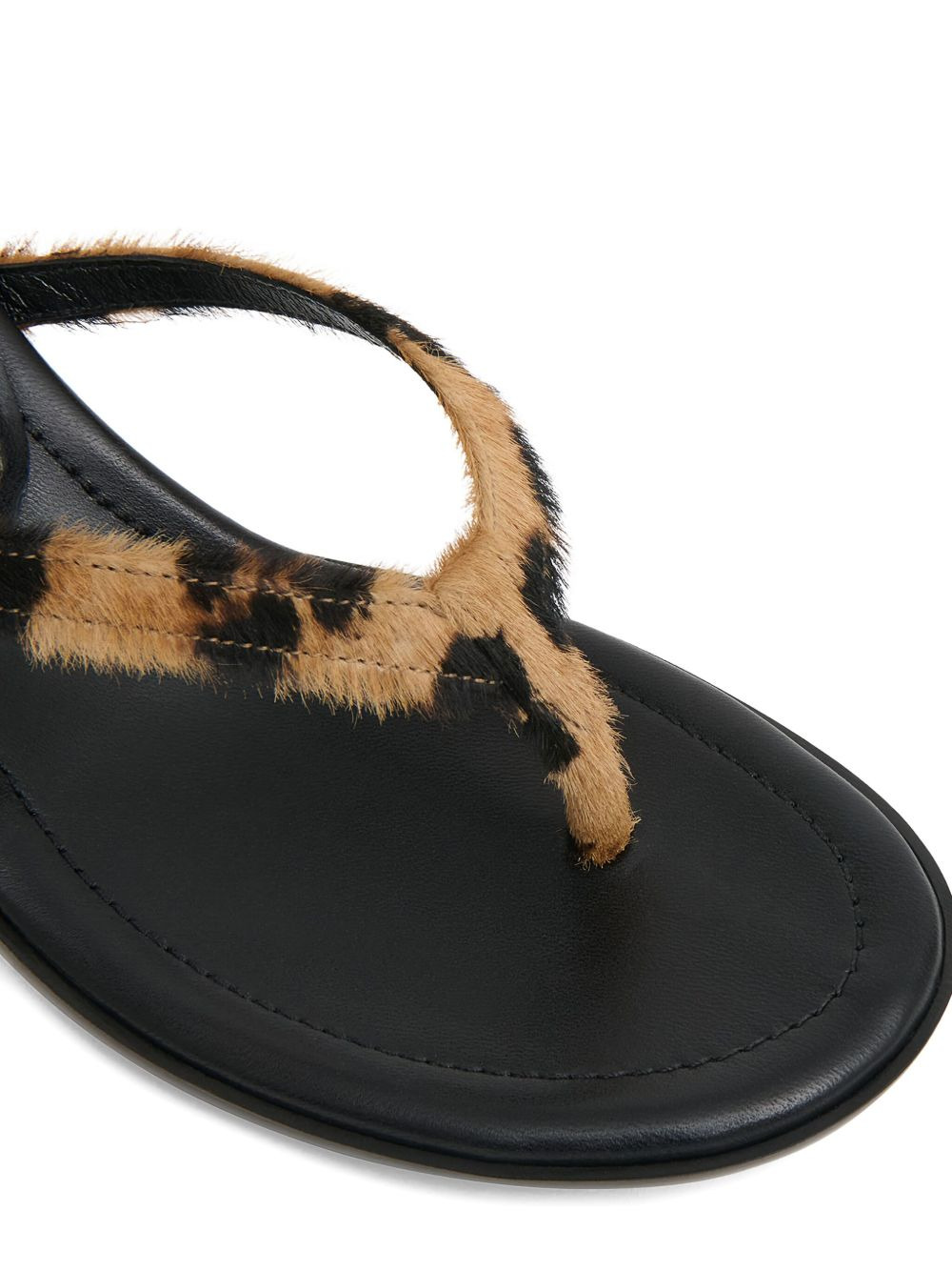 50mm Mari leopard-print sandals - 4