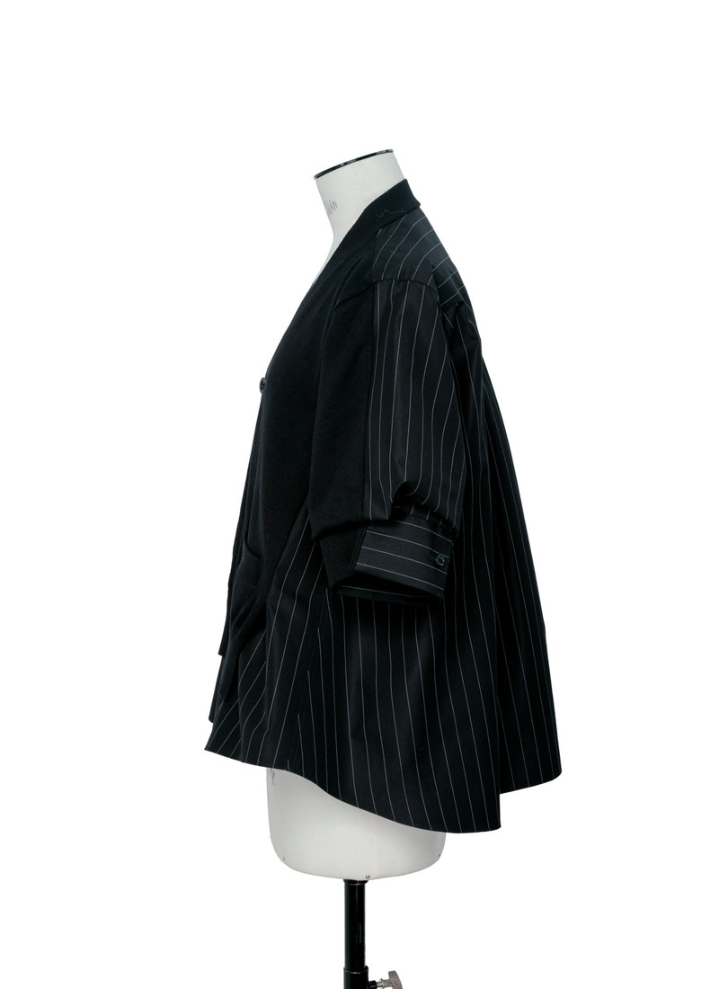 Chalk Stripe x Cotton Knit Cardigan 3