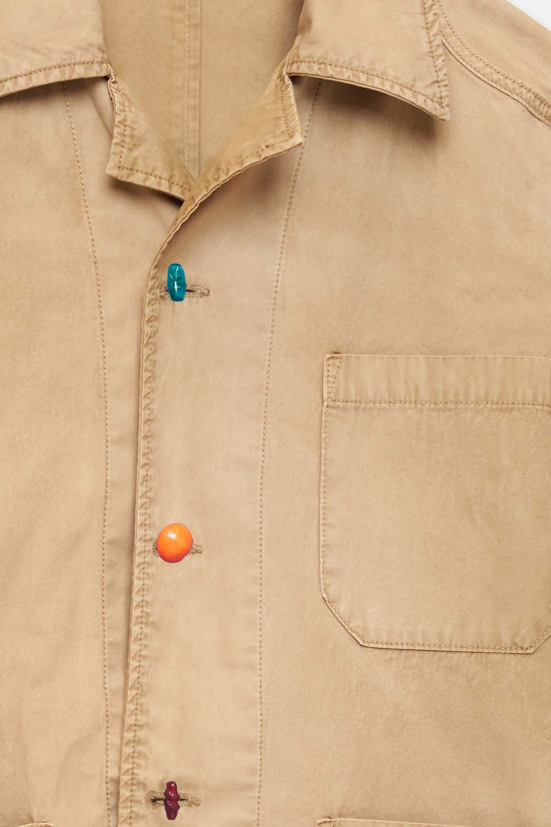 SILVANO WASHED CHORE JACKET 5