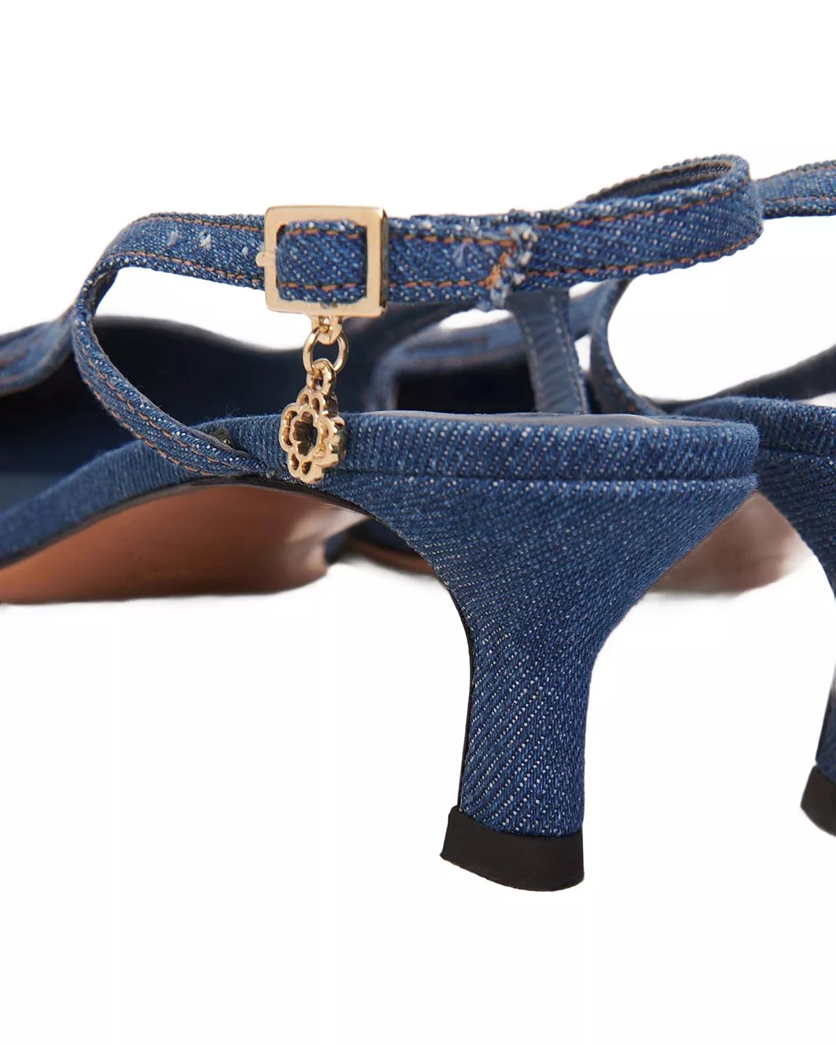 Women's Pointed Toe Embellished Slingback Pumps - 4