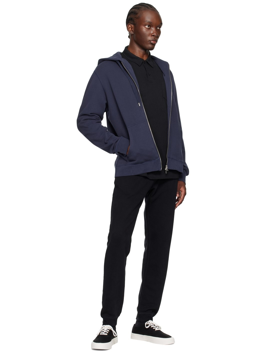 Black Loopback Sweatpants - 4