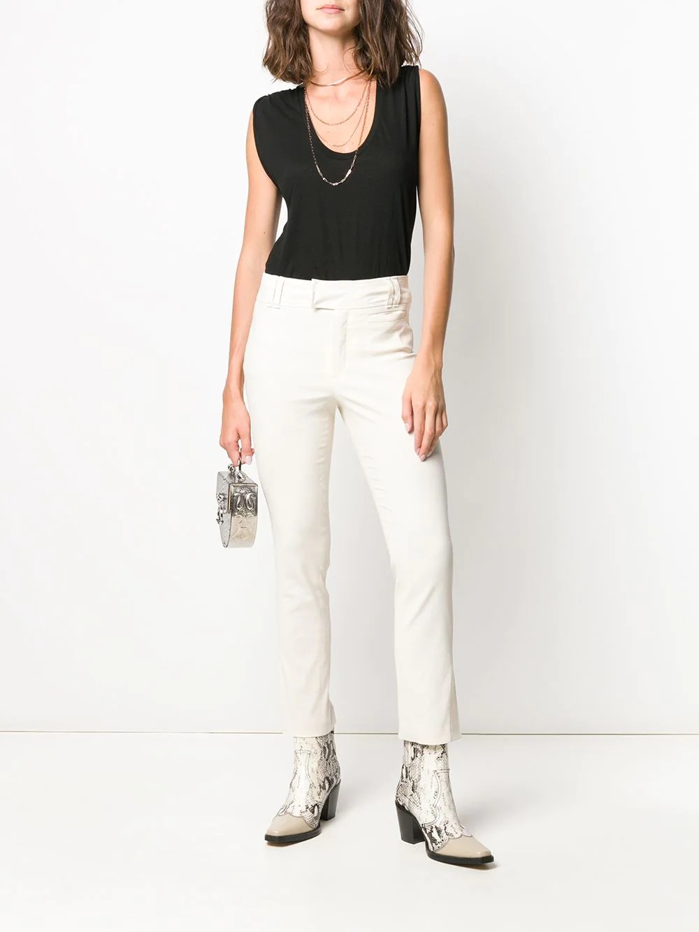 high-rise skinny trousers - 2