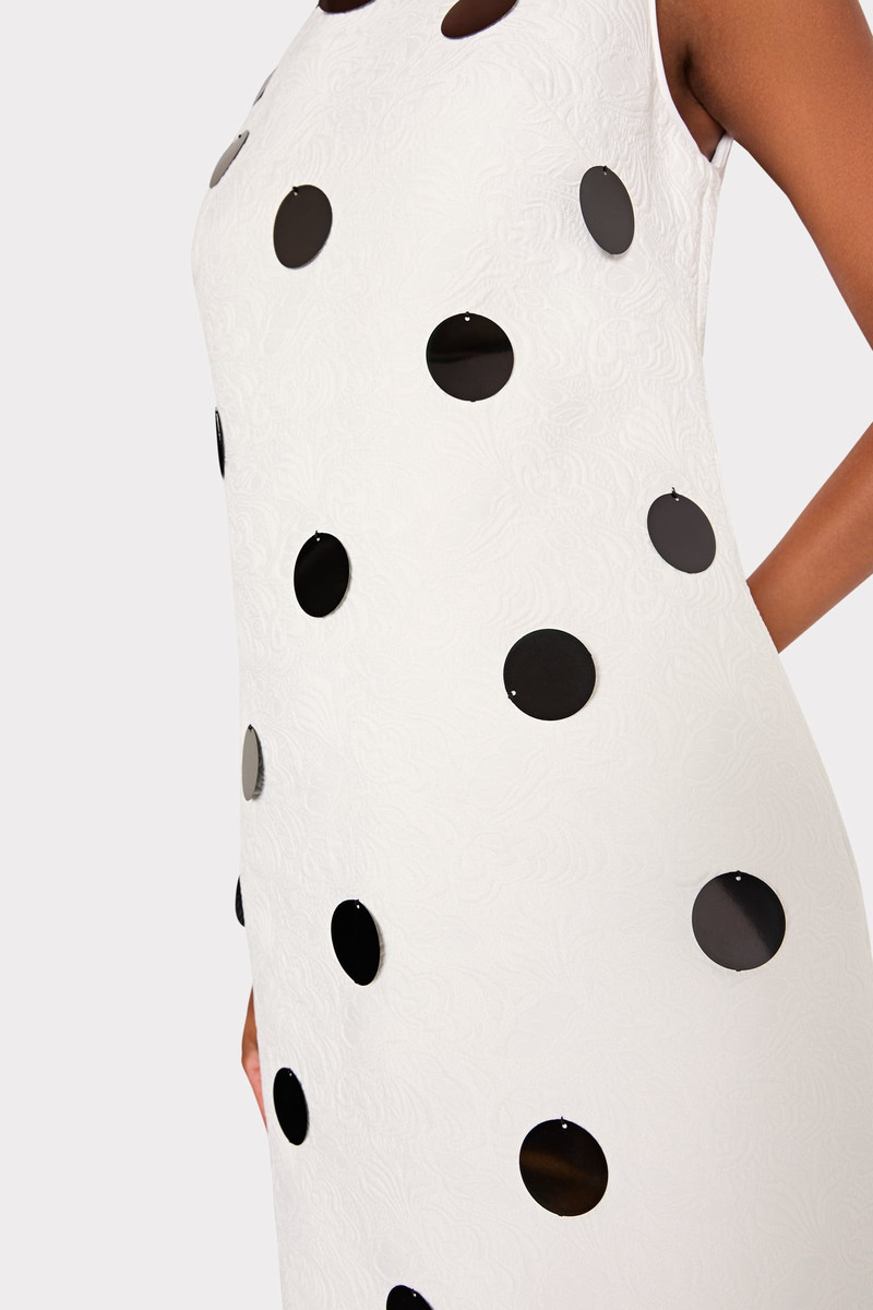 Ivette Polka Dot Pailette Mini Dress 5