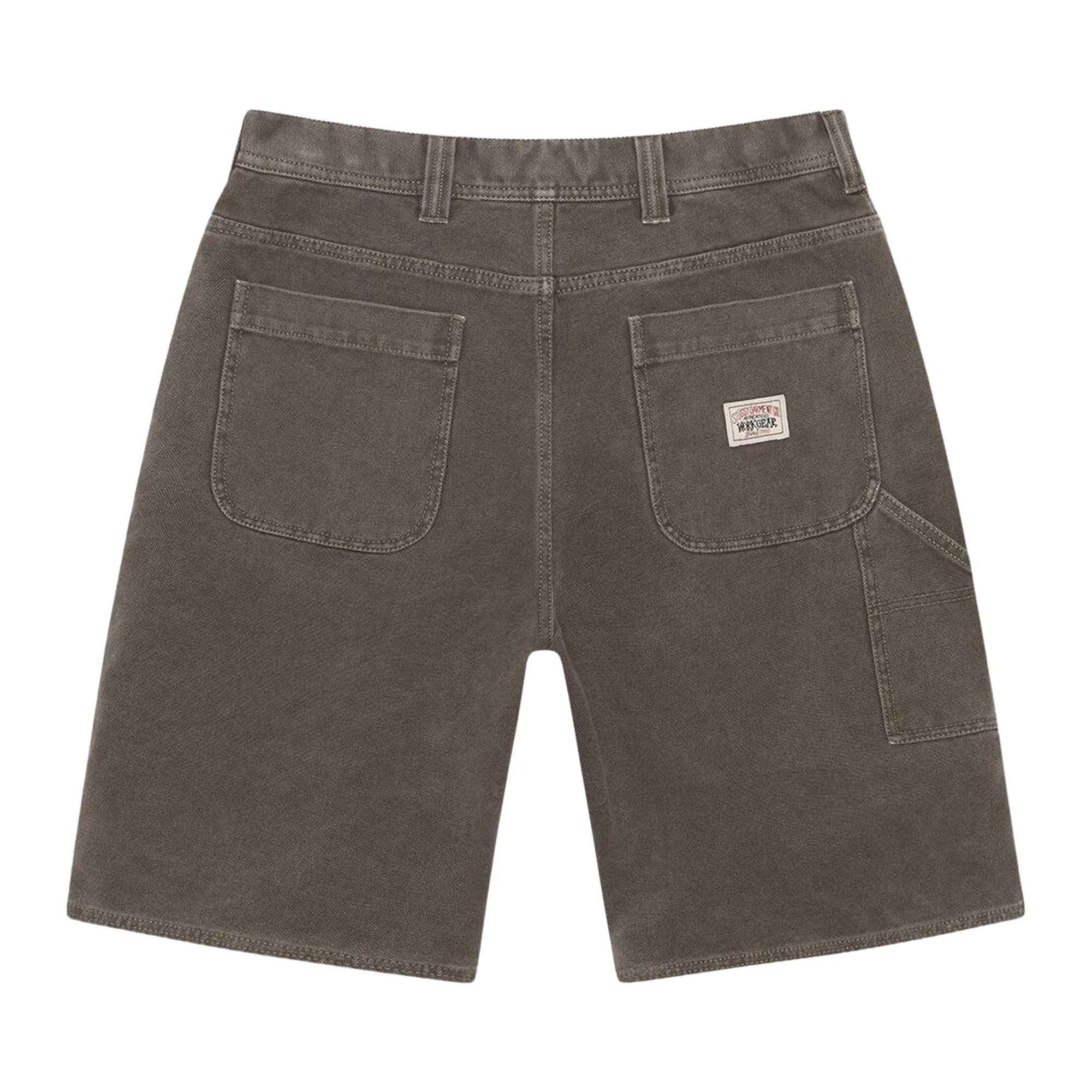 Stussy Work Short Washed Canvas 'Brown' - 2