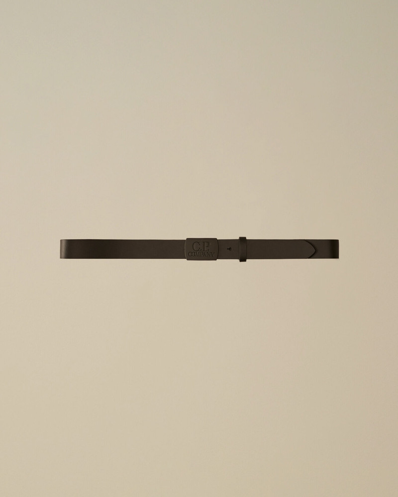 Leather Logo Belt 1