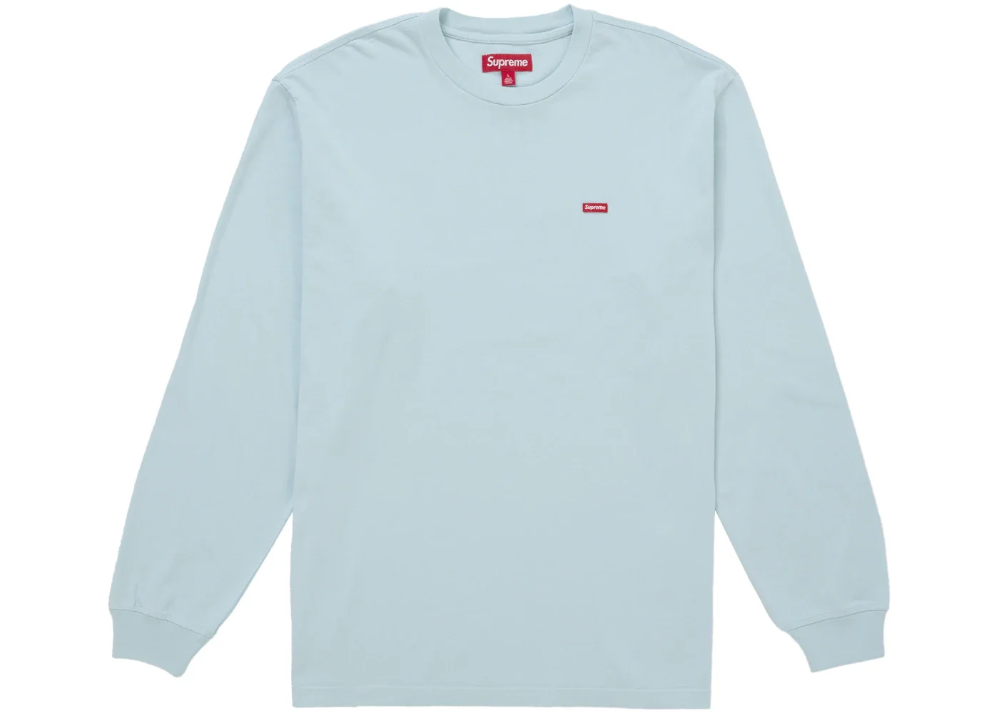 Supreme Small Box L/S Tee (FW25) Light Blue - 1