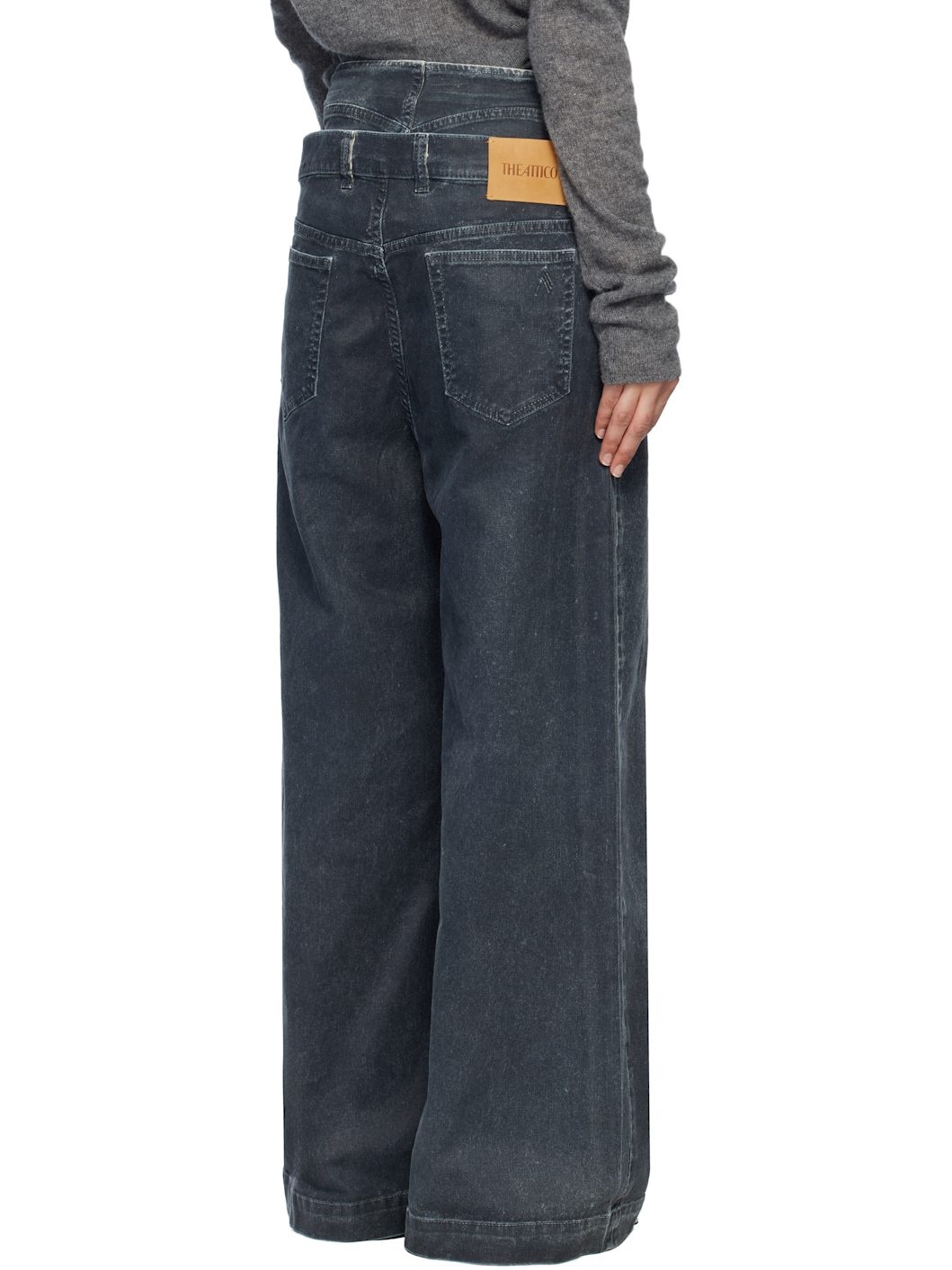 Navy Long Jeans - 3