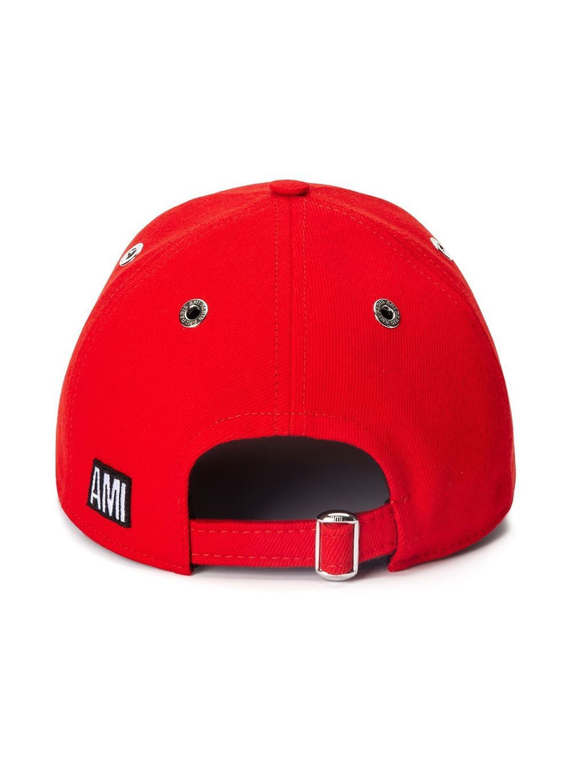 AMI Paris logo-patch baseball cap outlook