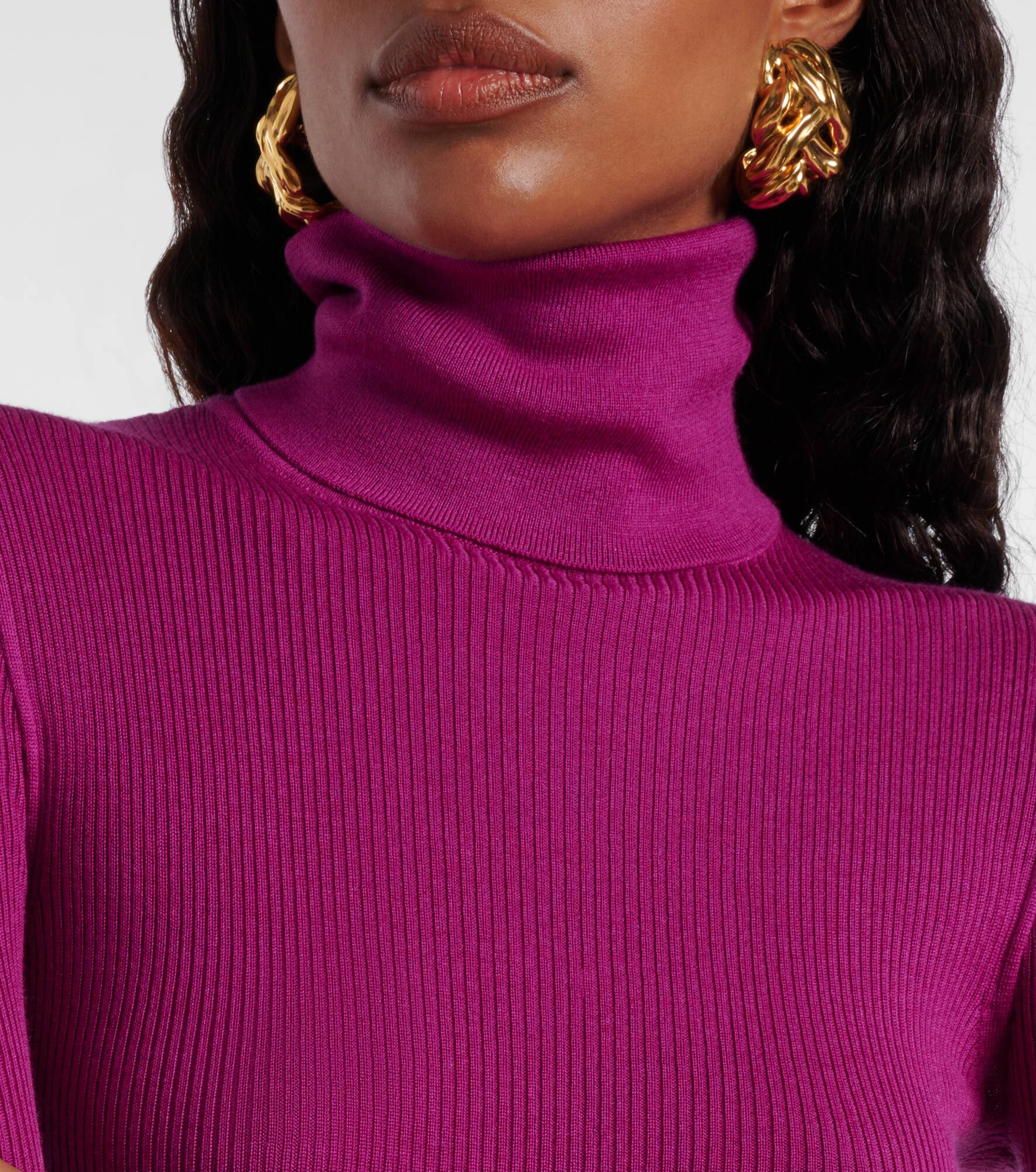 Wool, cashmere, and silk sweater - 4