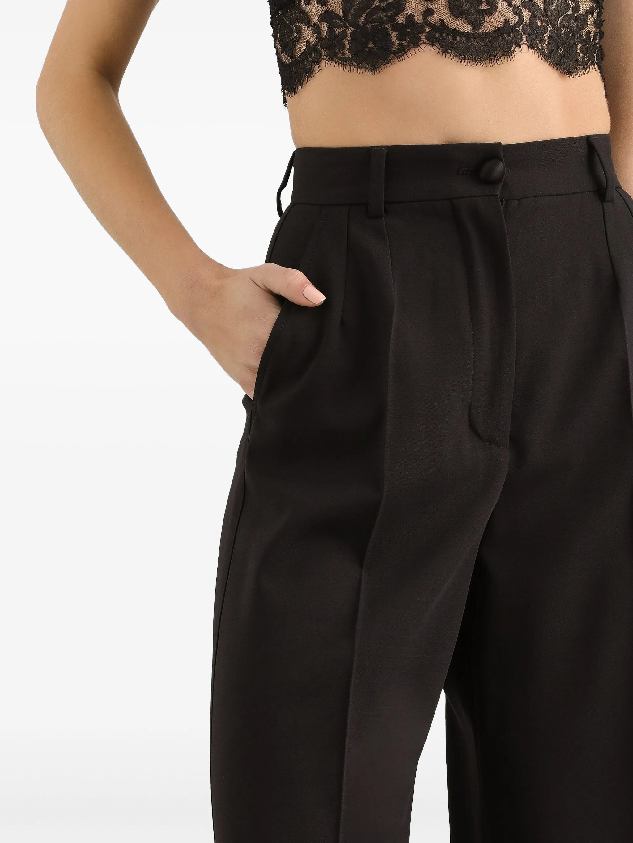 Wide-leg Tailored Trousers - 2