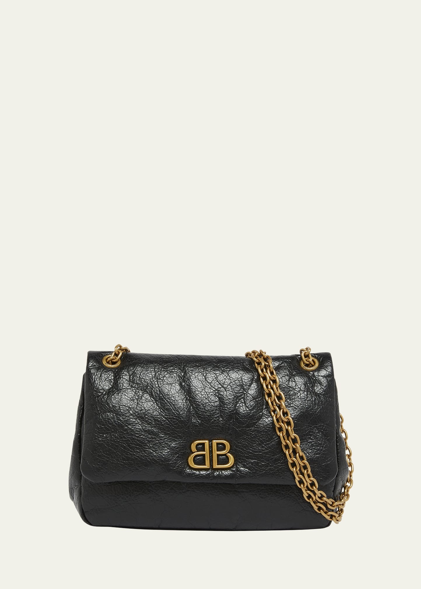 Monaco Mini Leather Chain Shoulder Bag - 1