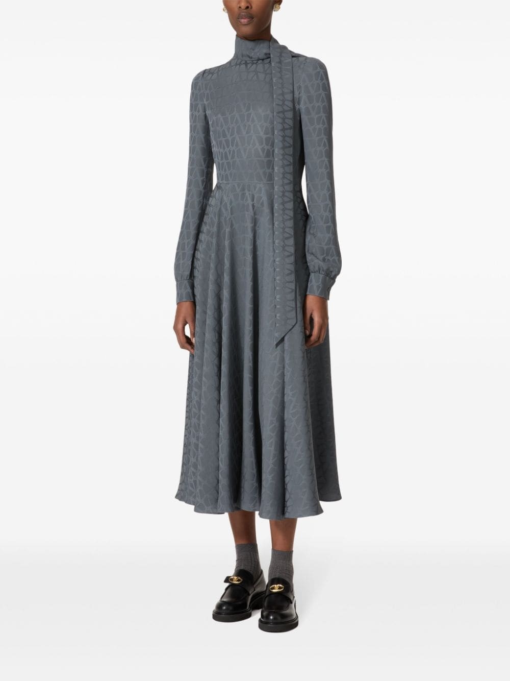 Iconograph print midi dress - 3