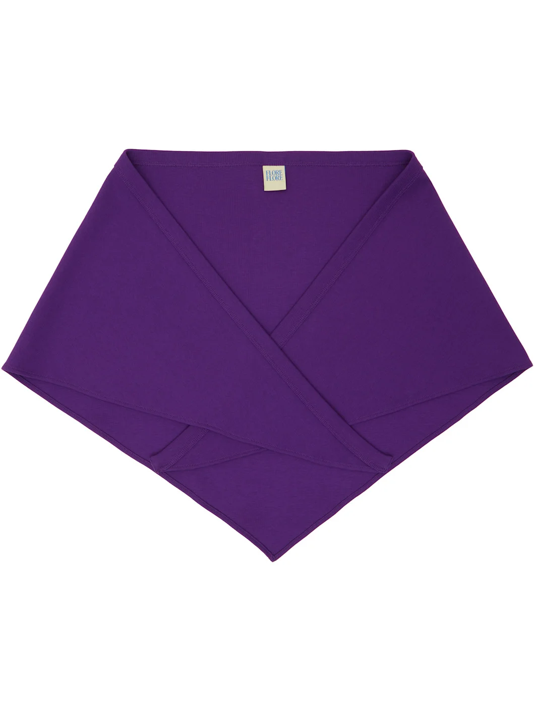 Purple Flore Scarf - 1