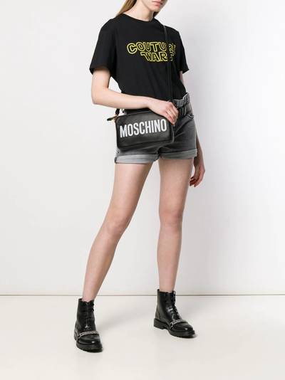 Moschino logo cross body bag outlook