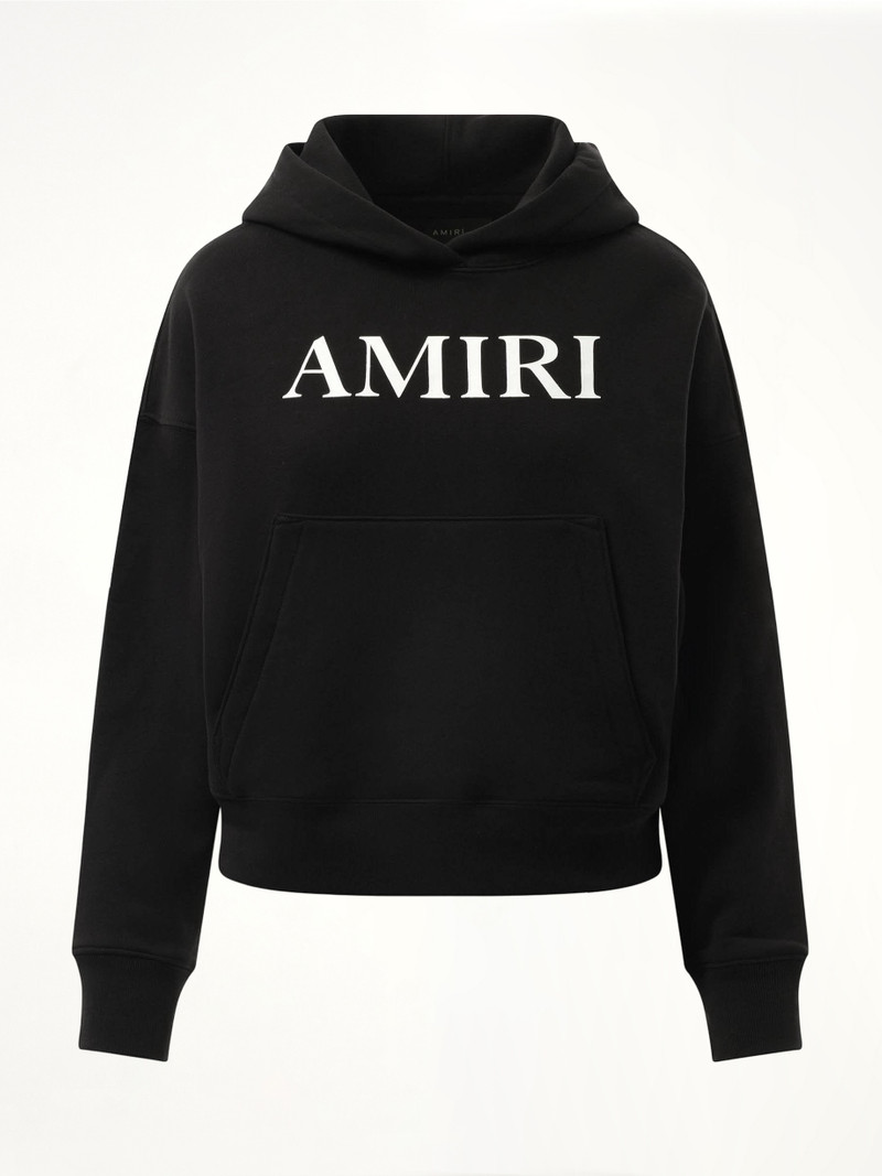 AMIRI Amiri Core Logo Hoodie in Black/White outlook
