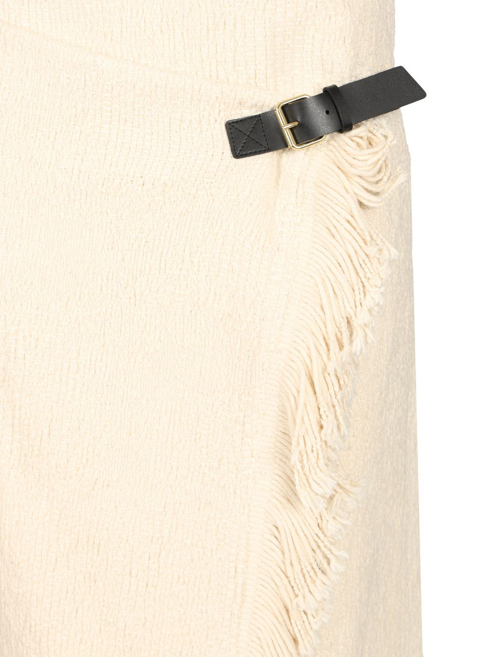 Galla-Gb Fringes Skirt Skirts Brown - 3