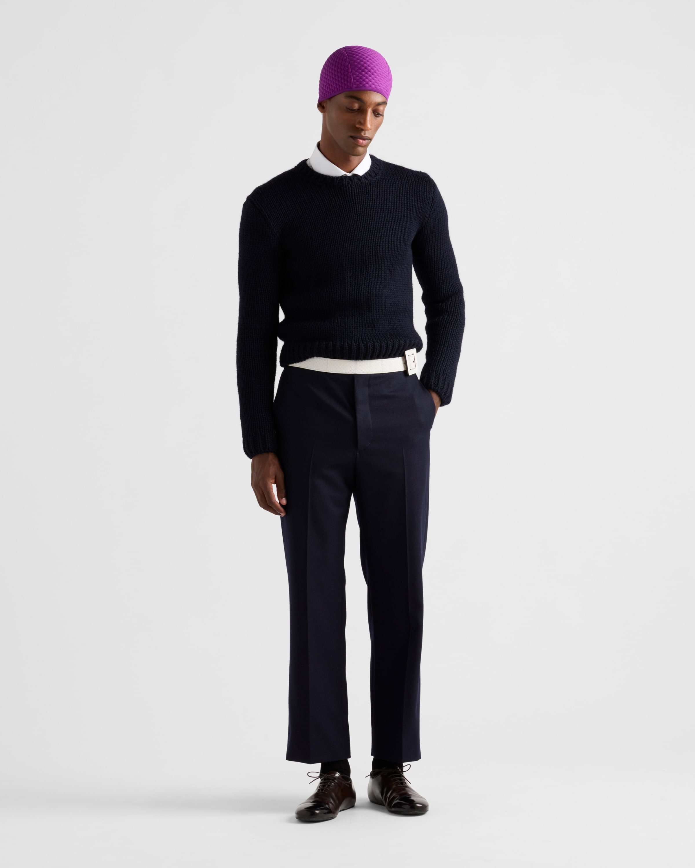 Wool crew-neck sweater - 2