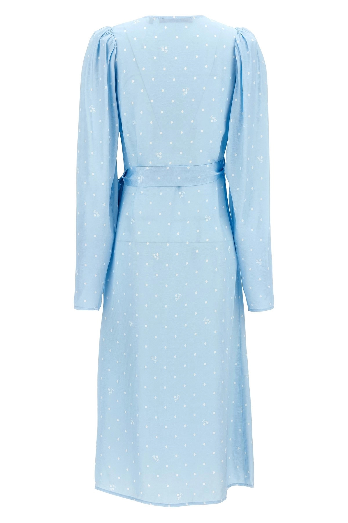 'Textured Midi Wrap' dress - 2