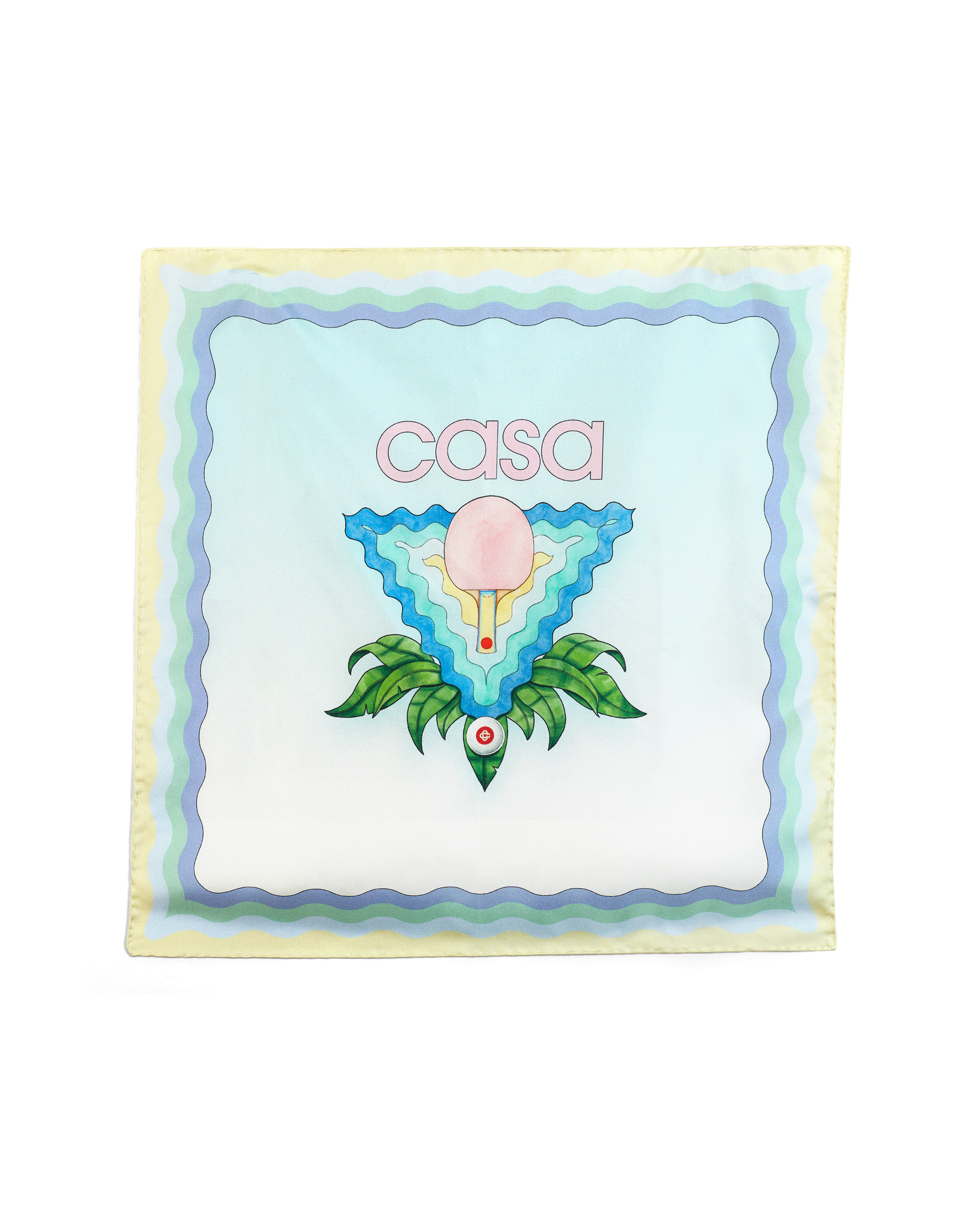 Memphis Icon Small Silk Scarf - 1