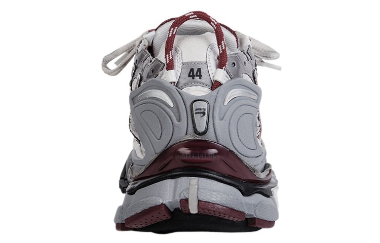 Balenciaga Runner Sneakers 'Burgundy Grey White Mesh and Nylon' 677403W3RB39069 - 5