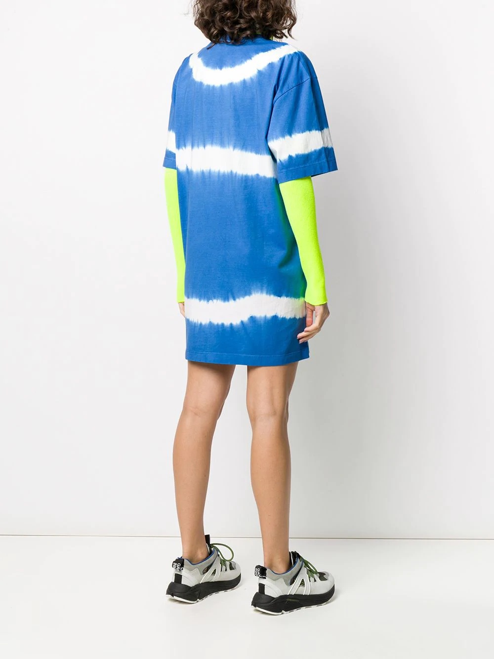 tie-dye T-shirt dress - 4