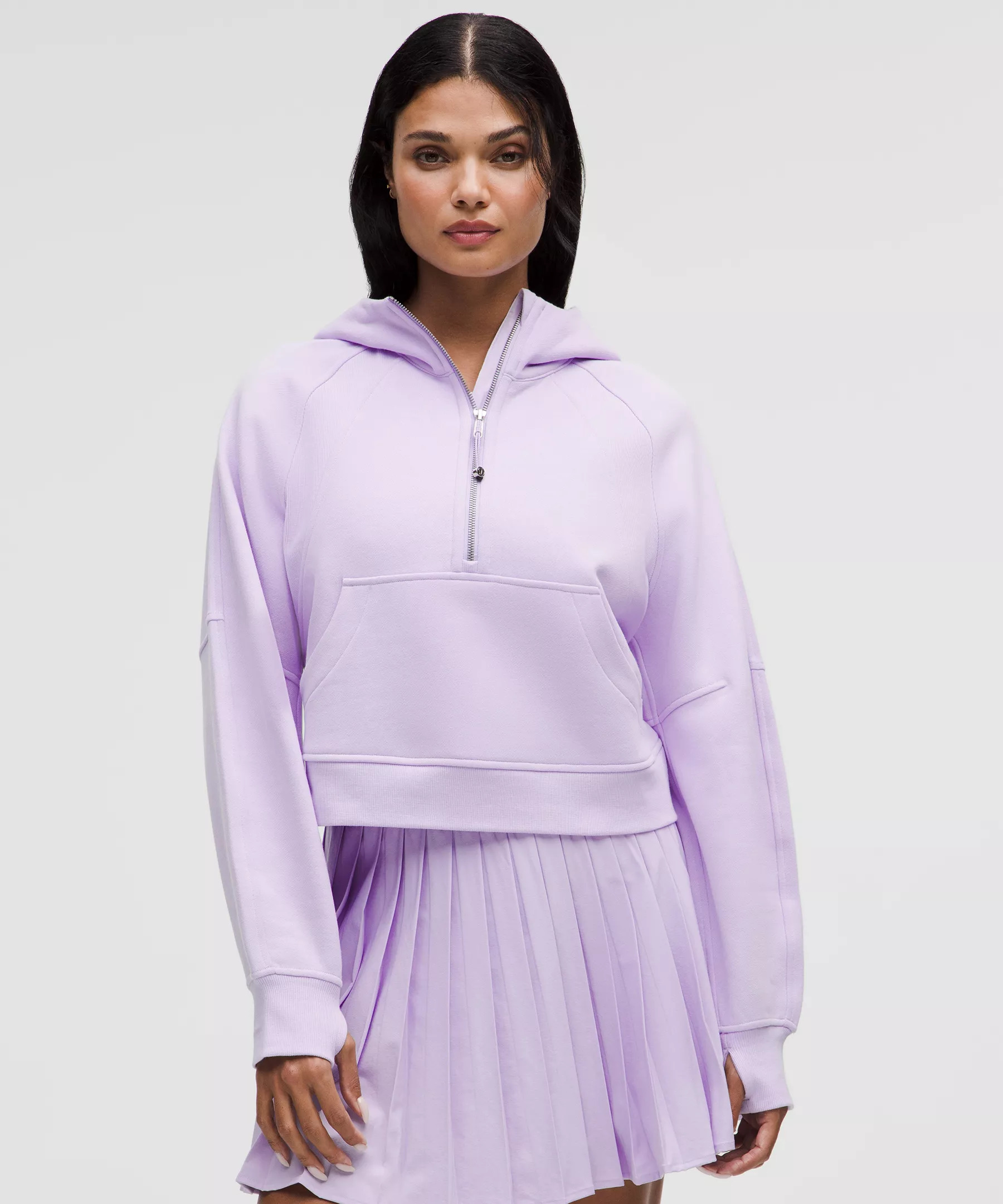 Scuba Oversized Half-Zip Hoodie - 1