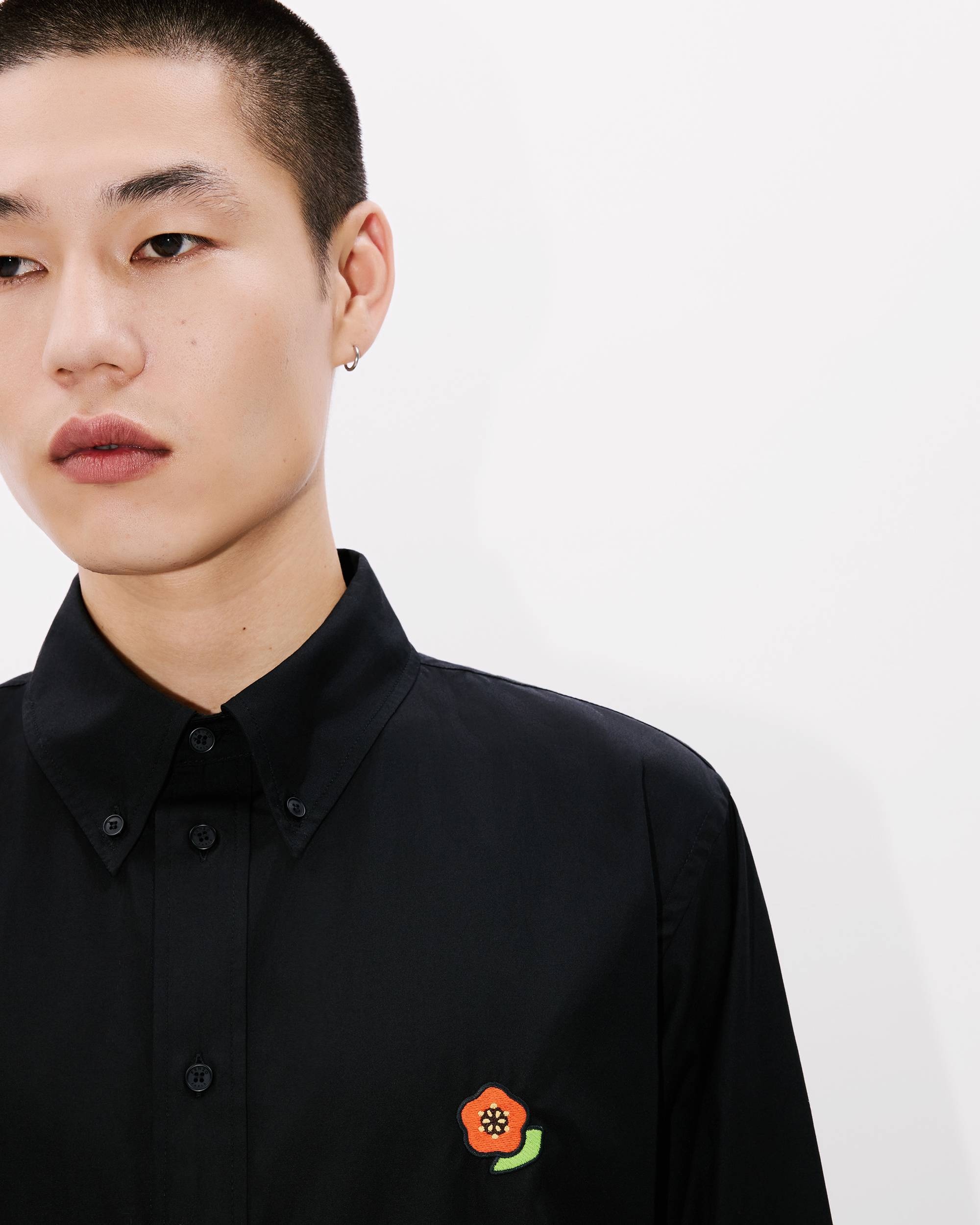 'KENZO Pop' casual embroidered poplin shirt - 6