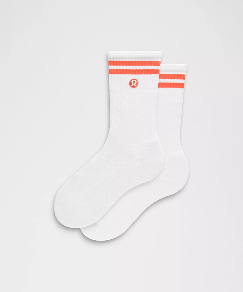 Unisex Daily Essential Crew Socks *Stripe 1