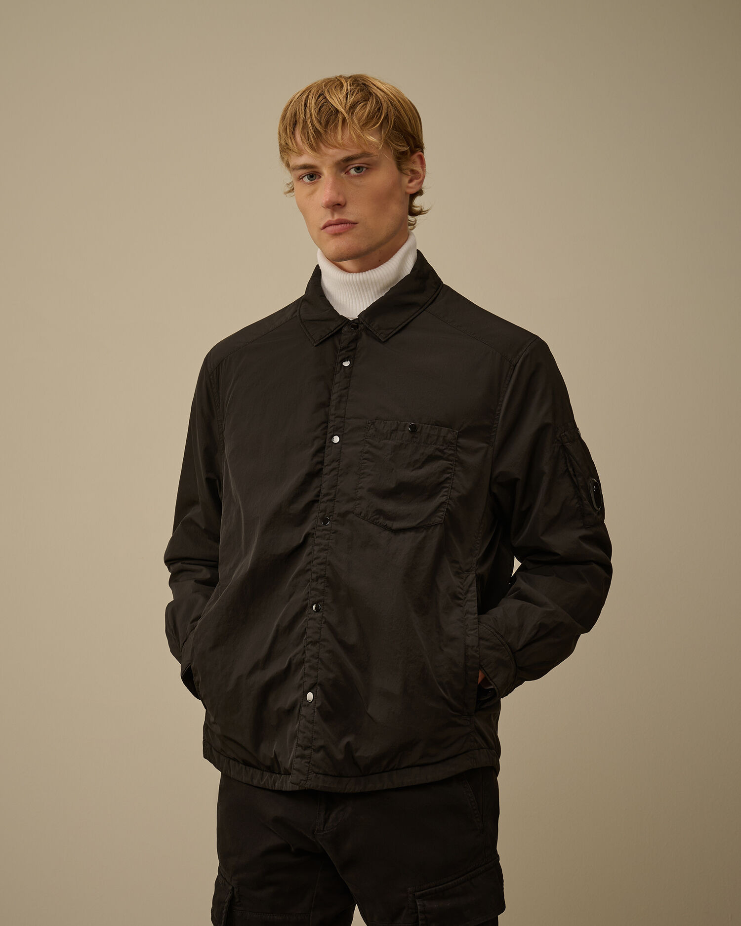Chrome-R Lens Button Overshirt - 3