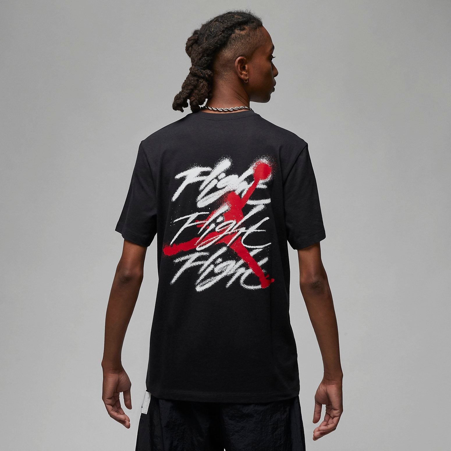 Air Jordan Graphic T-Shirt 'Black' FB7465-010 - 4