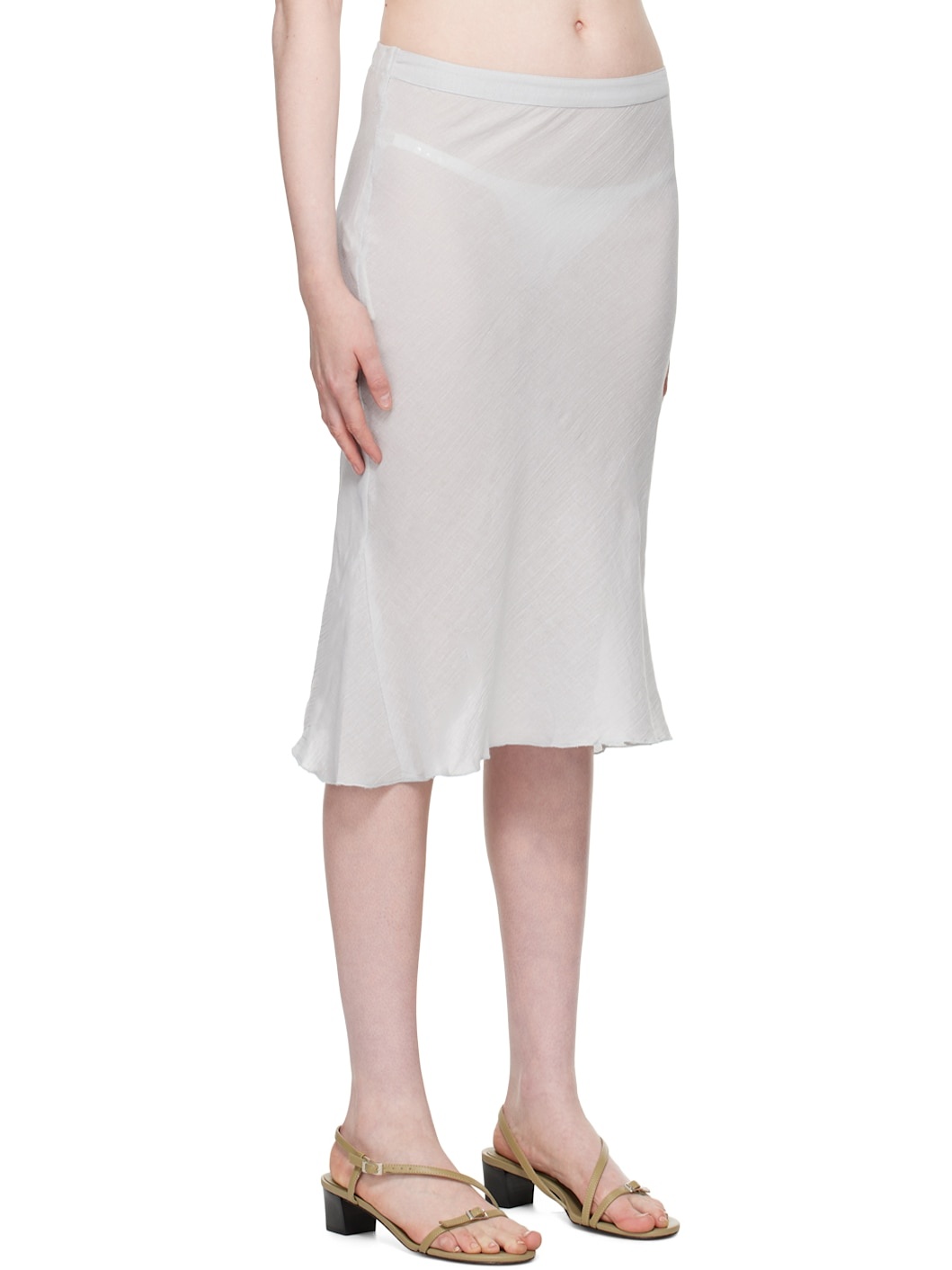 Gray Cala Midi Skirt - 2