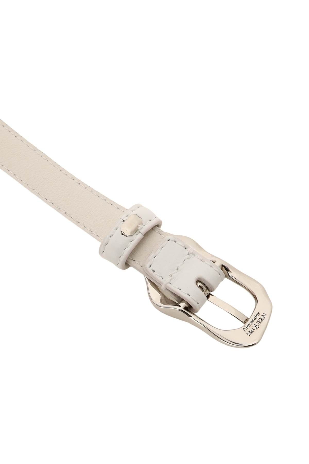 SCULTPURAL BUCKLE THIN BELT - 4