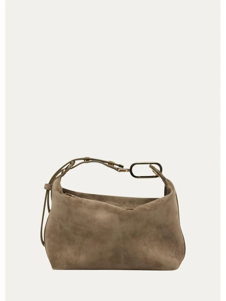 Flo Suede Pouch Bag - 1