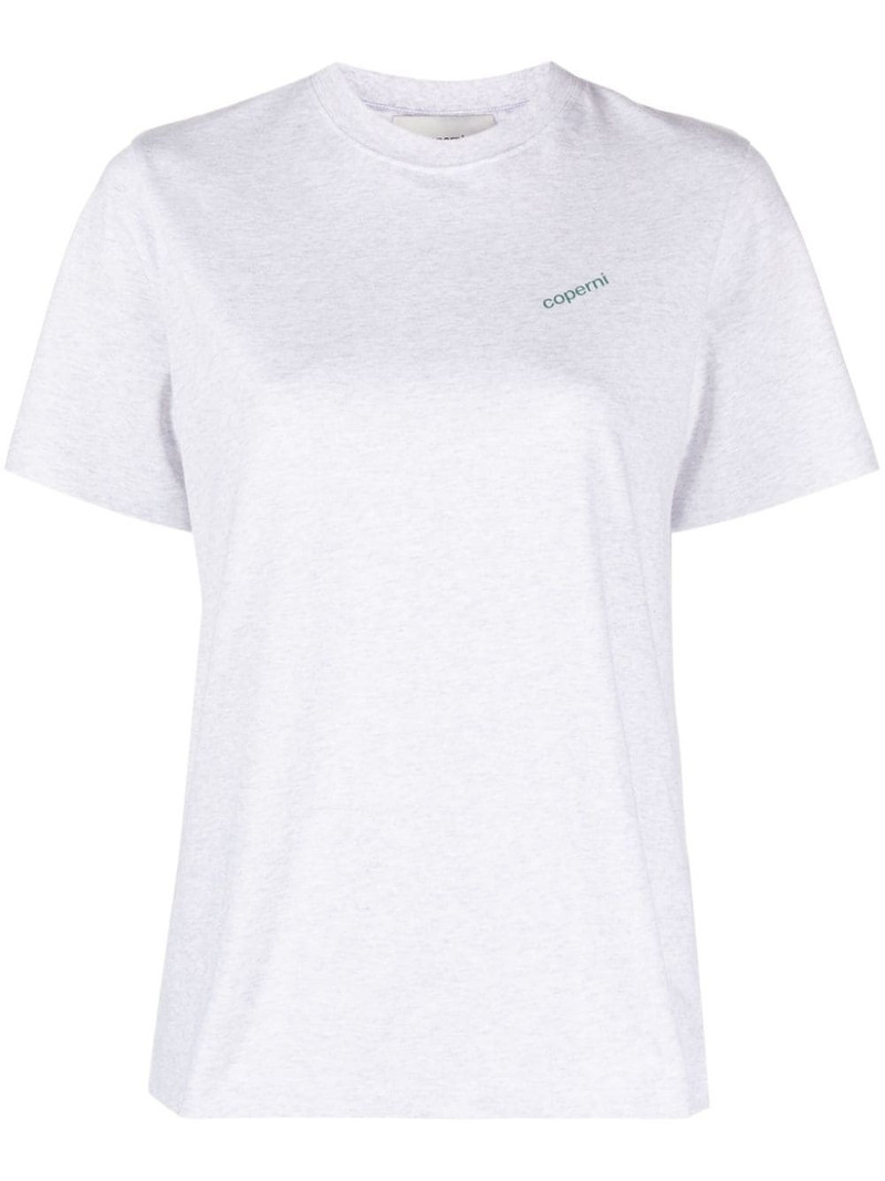 logo-print cotton T-shirt 1