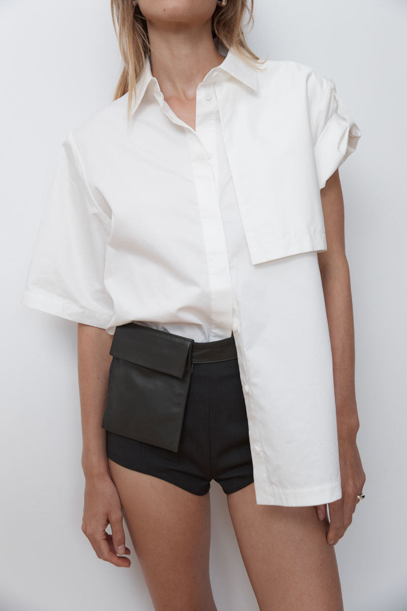 Utility Short Sleeve Shirt - Off White - 11