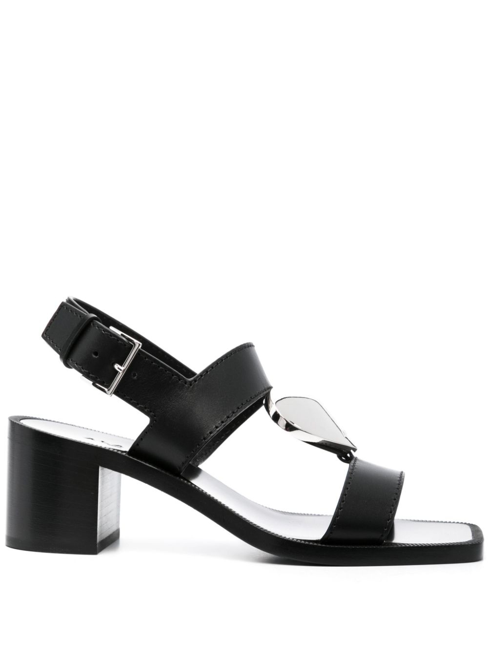 Le coeur leather sandals - 1