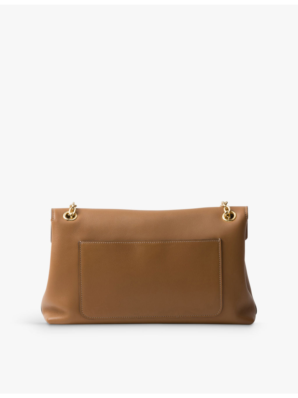 Logo-plaque medium leather shoulder bag - 5