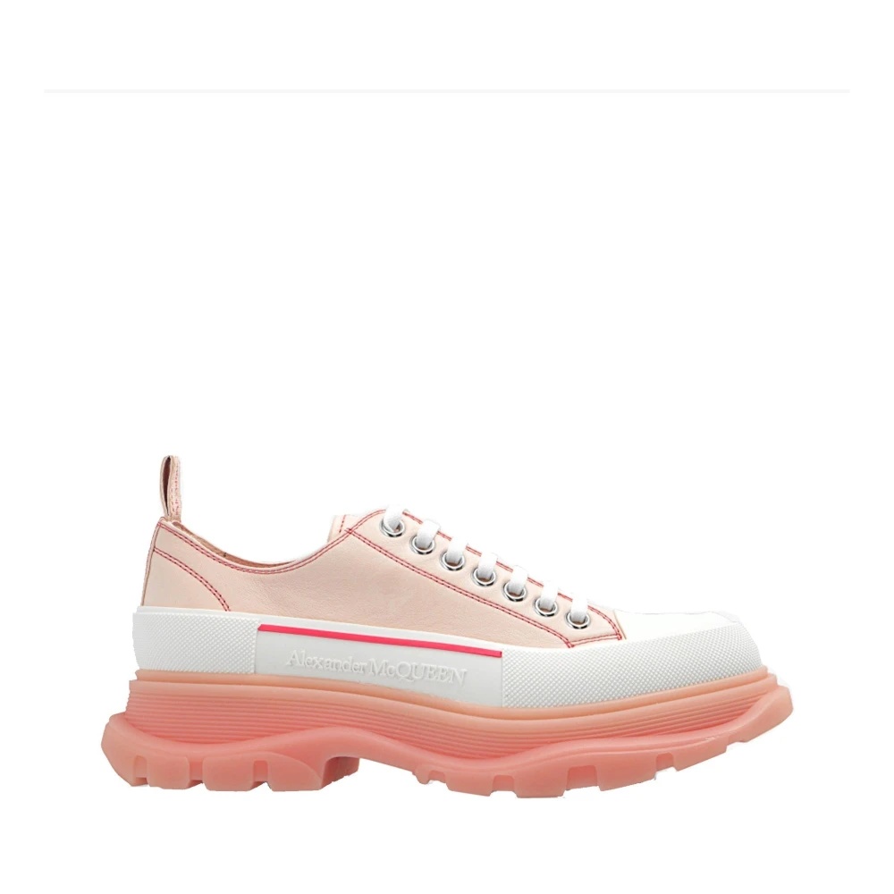 LEATHER SNEAKERS WITH RELIEF LOGO DETAIL - 1