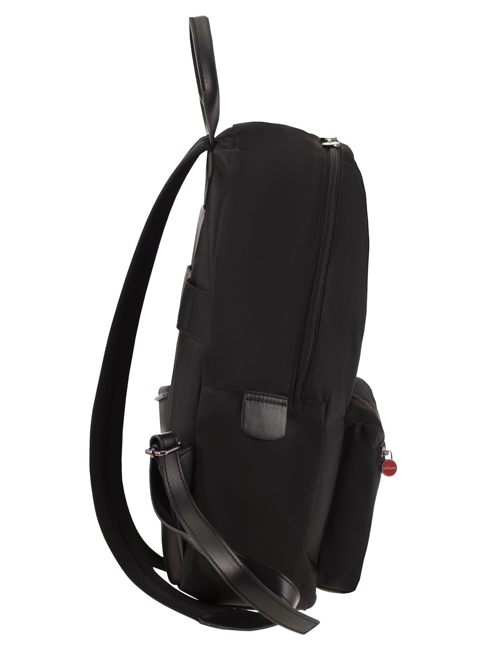 KITON - Kiton Men Technical Fabric Backpack With Logo - 3