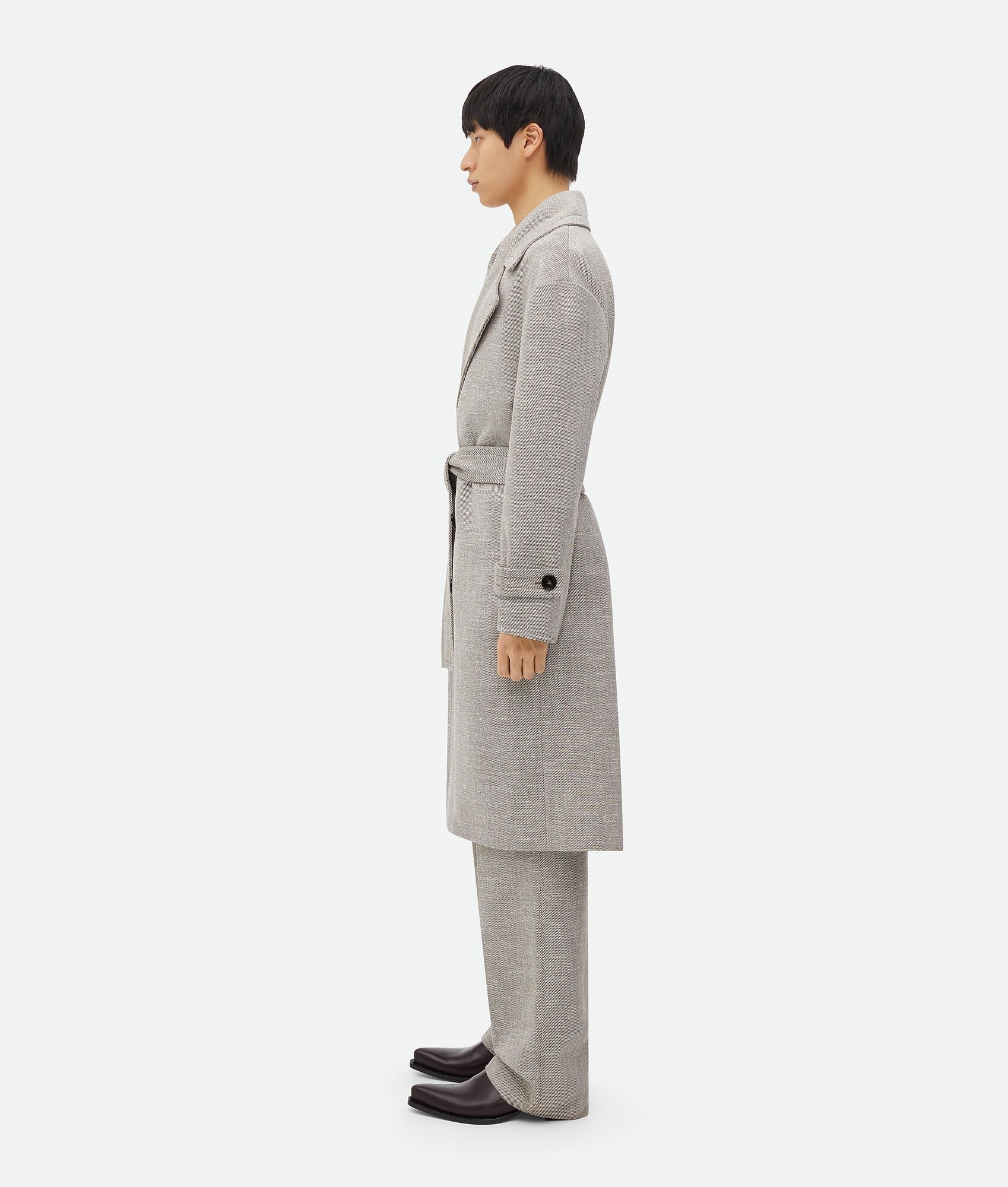 Wool And Cotton Coat - 2