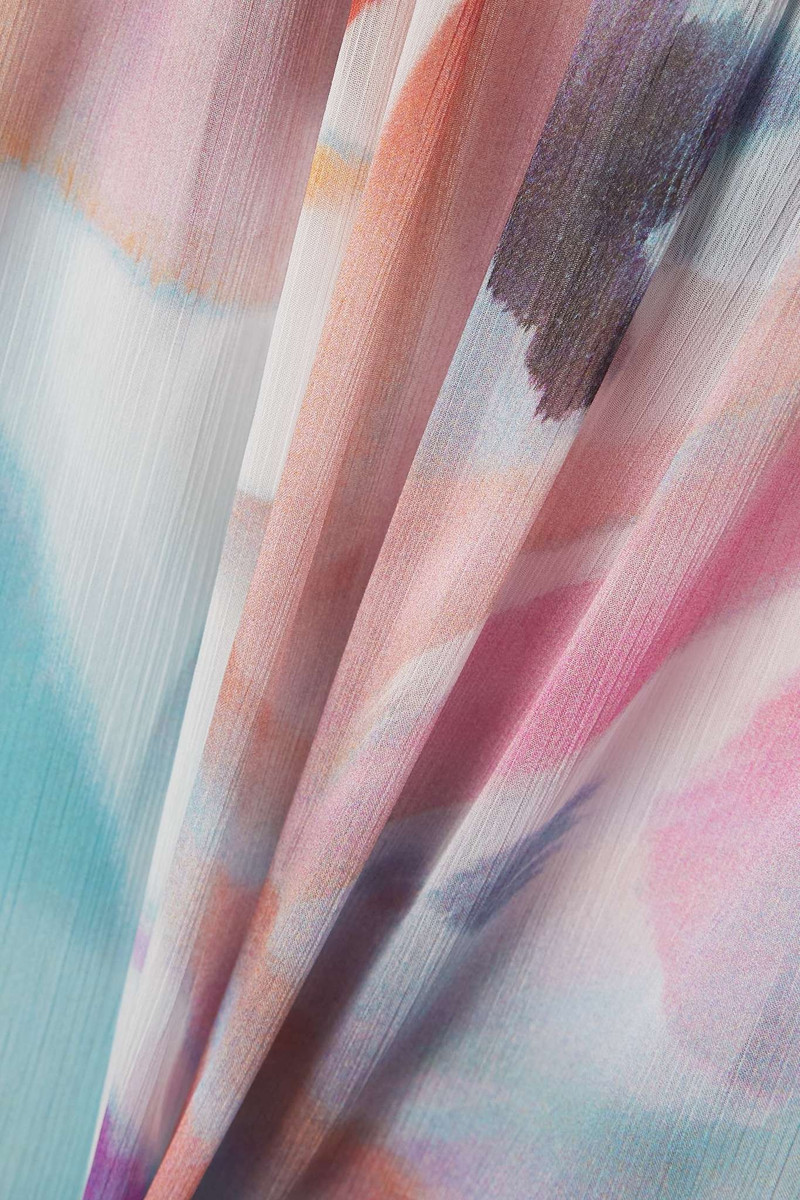 Printed voile coverup 4