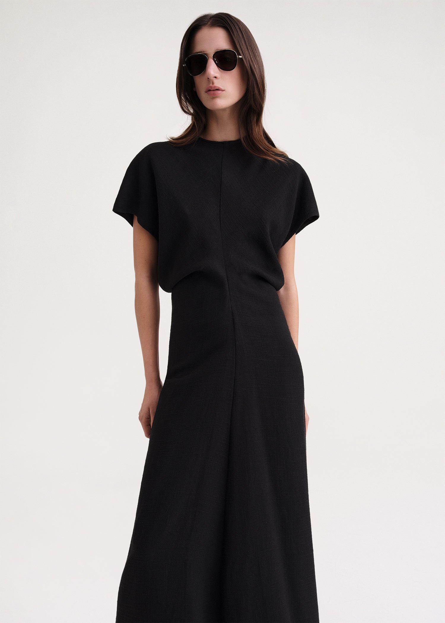 Slouch waist dress black - 5