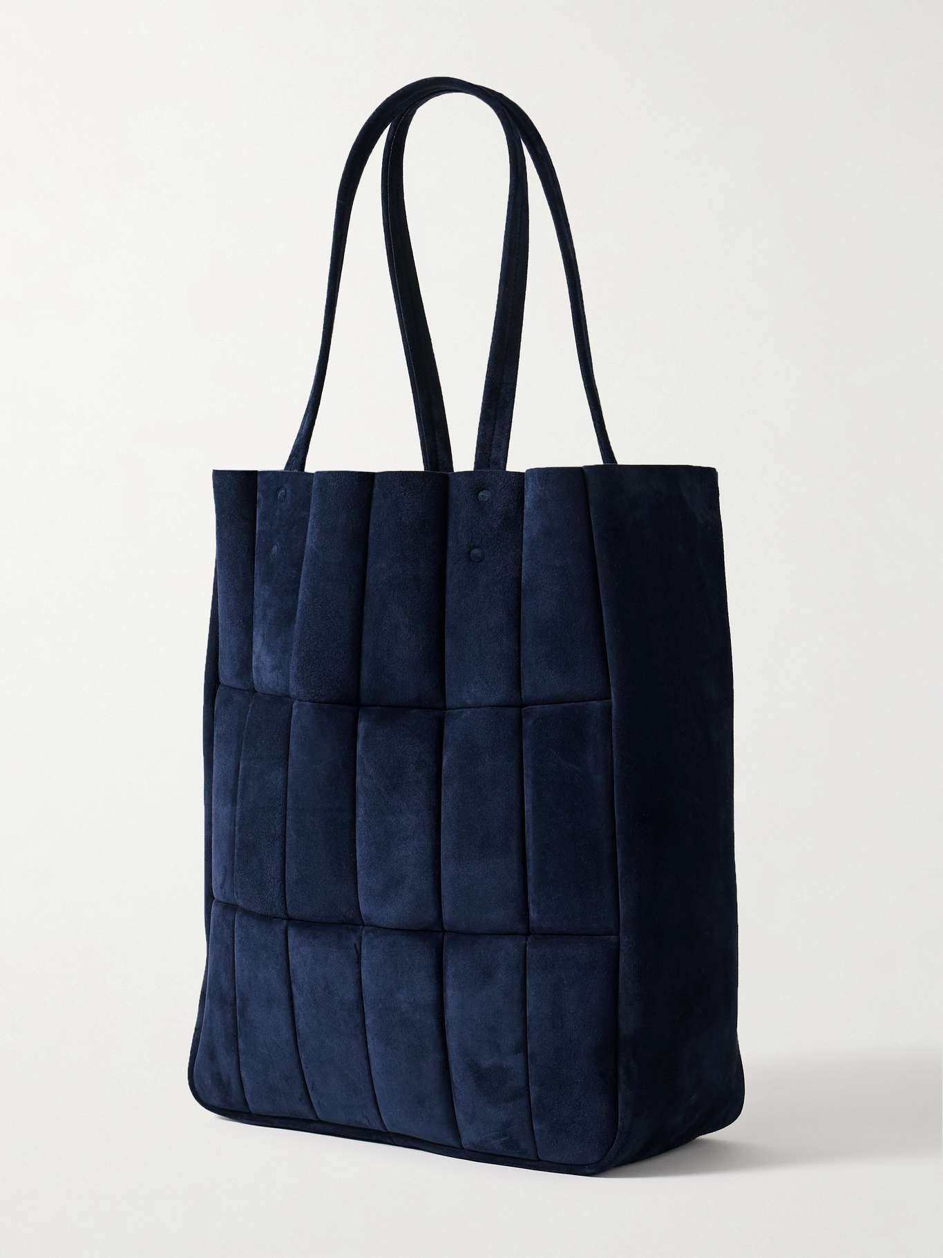 Zoe quilted suede tote - 3