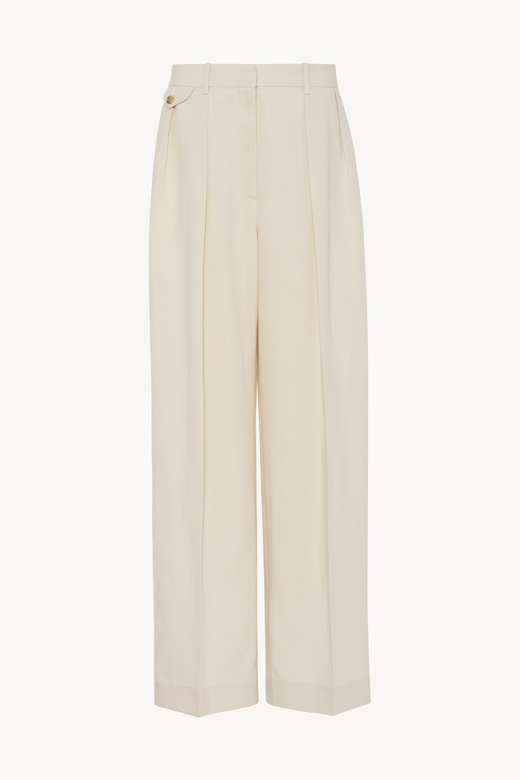 Marcelina Pant in Virgin Wool and Silk - 1